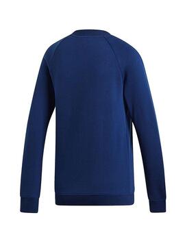 Felpe Adidas Trefoil Crew Donna blu scuro