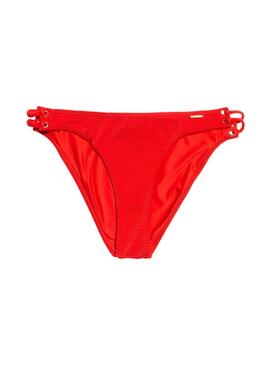 Braga Bikini Superdry Alice Textured Rosso Donna