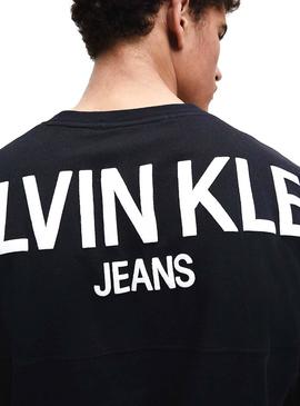 Felpe Calvin Klein Jeans Logo posteriore Nero Uomo