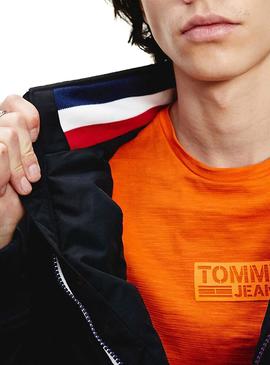 Giacca Tommy Jeans Essential Nero per Uomo
