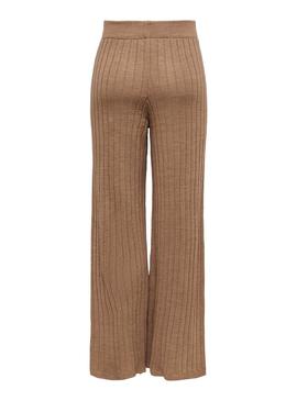 Pantalonies Only Tessa De Knitted Tostado per Donna
