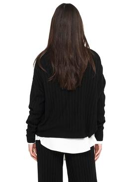 Pullover Only Tessa Strutturato Nero per Donna