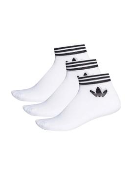 Pack 3 Calze Adidas Trefoil Biancos