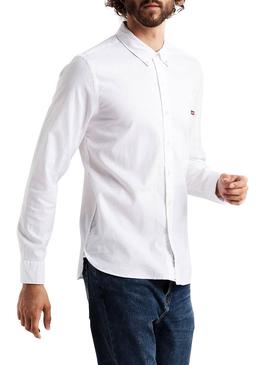 Camicia Levis Batteria Housemark Bianco Per Uomo