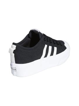 Sneaker Adidas Nizza Platform Nero per Donna