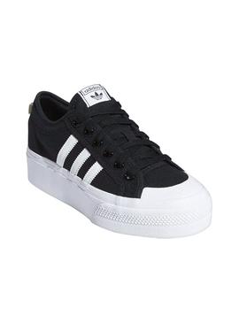 Sneaker Adidas Nizza Platform Nero per Donna