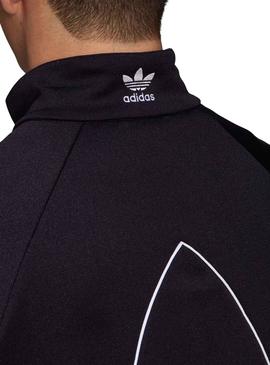 Giacca Adidas Big Trefoil Outline Nero Uomo