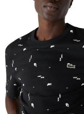 T-Shirt Lacoste LIVE Stampa coccodrillo Uomo