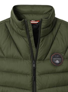 Gilet Napapijri Aerons V Verde per Uomo