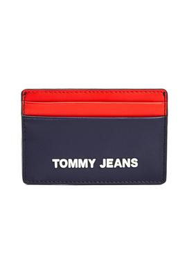 Portafogli Tommy Jeans Holder Blu per Uomo
