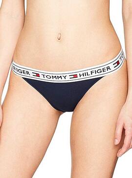 Pantalone Tommy Hilfiger Bikini Blu Navy da donna