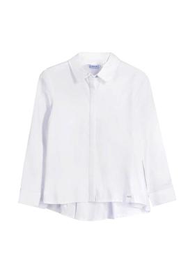 Camicia Mayoral Oxford Bianco per Bambina