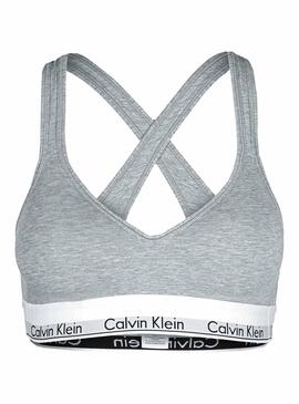 Calvin Klein Lift Grey Bralette Da Donna