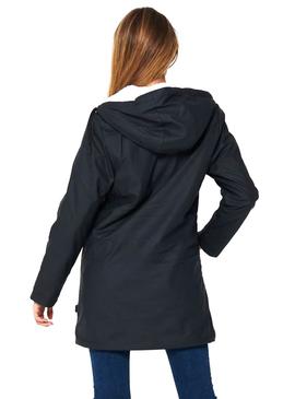 Impermeabile Only Sally Blu Navy per Donna