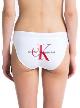 Braga Calvin Klein Monogram White Woman