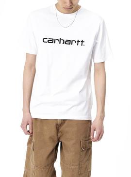 T-Shirt Carhartt Basic Bianco per Uomo