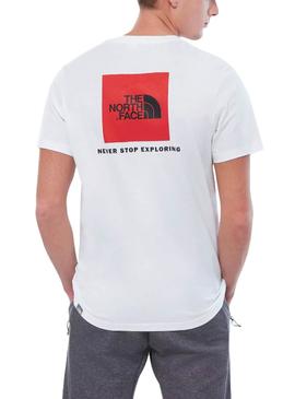 T-Shirt The North  Face Scatola Bianco per Uomo
