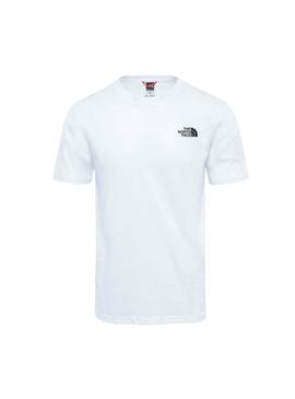 T-Shirt The North  Face Scatola Bianco per Uomo