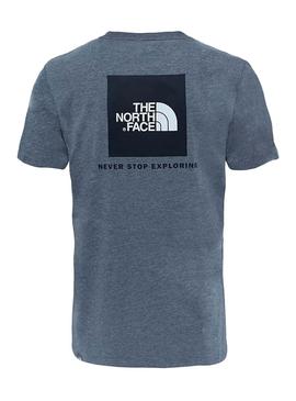 T-Shirt The North  Face Scatola Grigio per Uomo