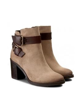 Booties Tommy Hilfiger Ivory Tan