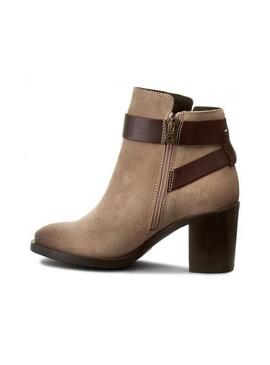 Booties Tommy Hilfiger Ivory Tan