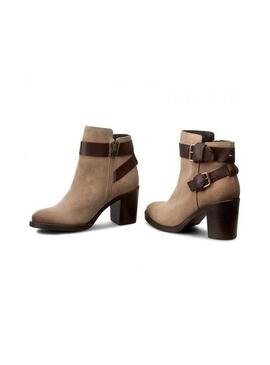 Booties Tommy Hilfiger Ivory Tan