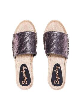 Espadrillas Superdry Maya Donna metallizzata