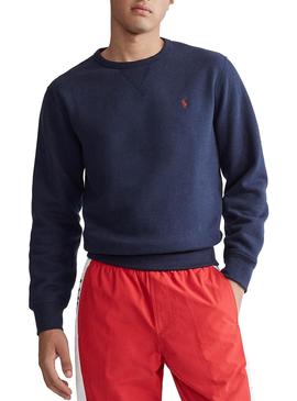 Felpa Polo Ralph Lauren Blu Navy per Uomo