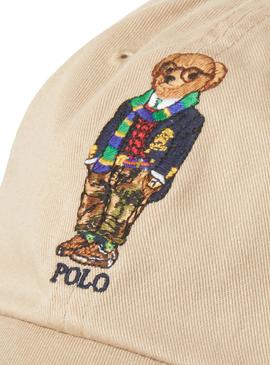 Berretto Polo Ralph Lauren Teddy Beige Uomo e Donna