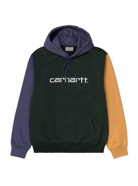 Felpa Carhartt Block Tricolore per Uomo