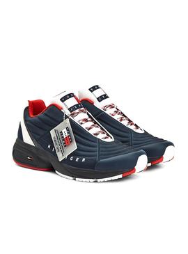 Sneaker Tommy Jeans Heritage Mix Navy Uomo