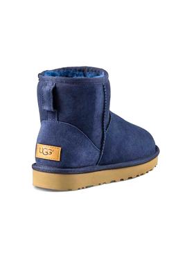 Stivales UGG Classic Mini Blu per Donna