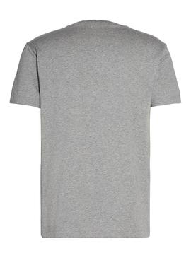 T-Shirt Calvin Klein Colorblock Stripe Grigio