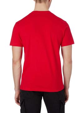 T-Shirt Calvin Klein Jeans Instit Rosso Uomo