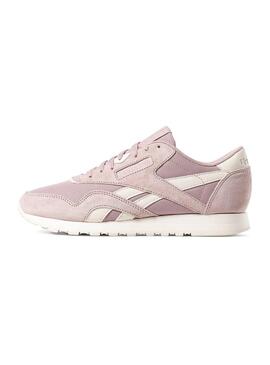 Sneaker Reebok Classic Nylon Pink Donna