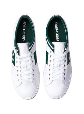 Sneakers Fred Perry Underspin Bianco e Verde