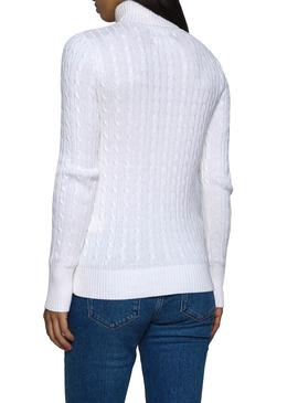 Pullover Superdry Croyde Bianco per Donna