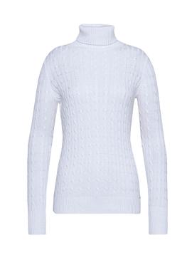 Pullover Superdry Croyde Bianco per Donna