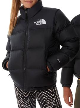 Giubbotto The North  Face Nuptse Nero Bambina e Bambino