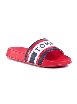 Flip flops Tommy Hilfiger Letter Rosso per Bambino