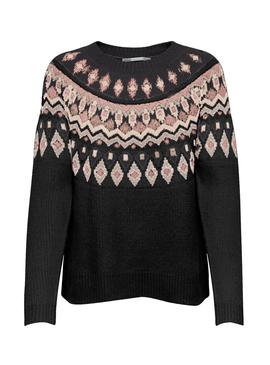 Pullover Only Lamber Nero per Donna