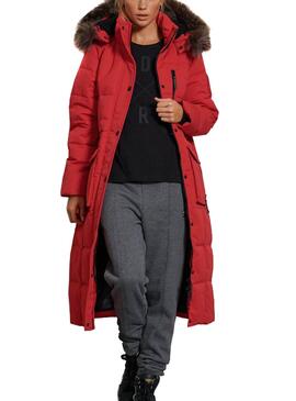 Giacca Superdry Everest Rosso per Donna