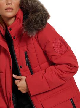 Giacca Superdry Everest Rosso per Donna