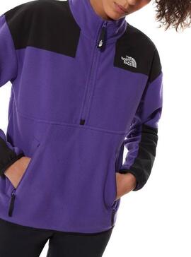 Felpa The North Face Pile viola per Donna