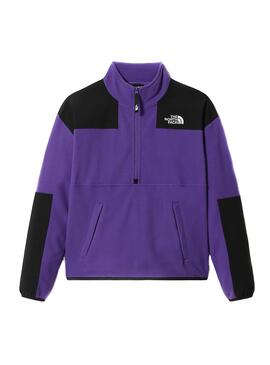 Felpa The North Face Pile viola per Donna