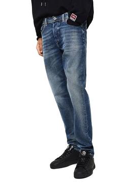 Pantaloni Diesel Larkee-Beex Blu per Uomo