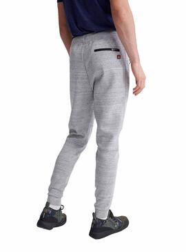 Pantaloni Superdry Joggers Gym Tech Grigio Uomo