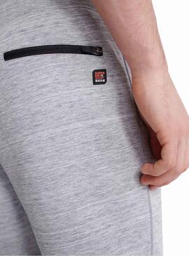 Pantaloni Superdry Joggers Gym Tech Grigio Uomo