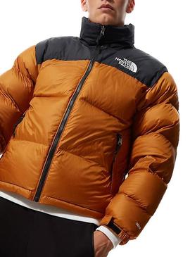 Giacca The North  Face Arancione Nuptse per Uomo