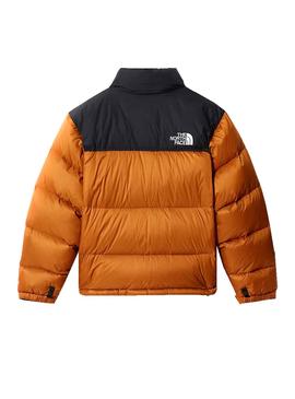 Giacca The North  Face Arancione Nuptse per Uomo